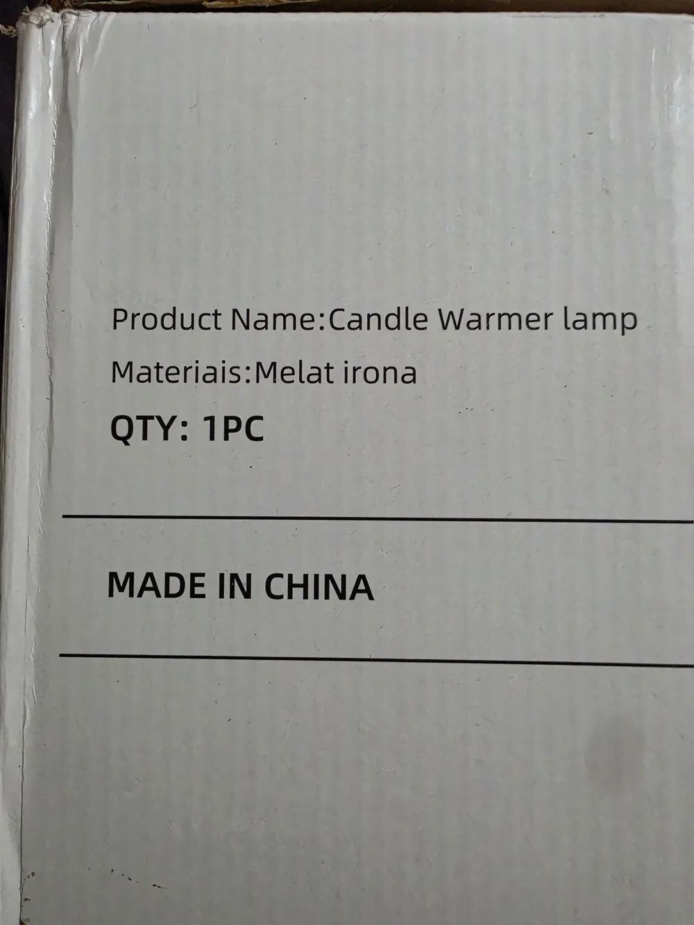 New, never used electric candle warmer